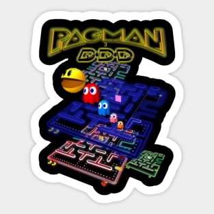 PacMan 3 DDD Sticker